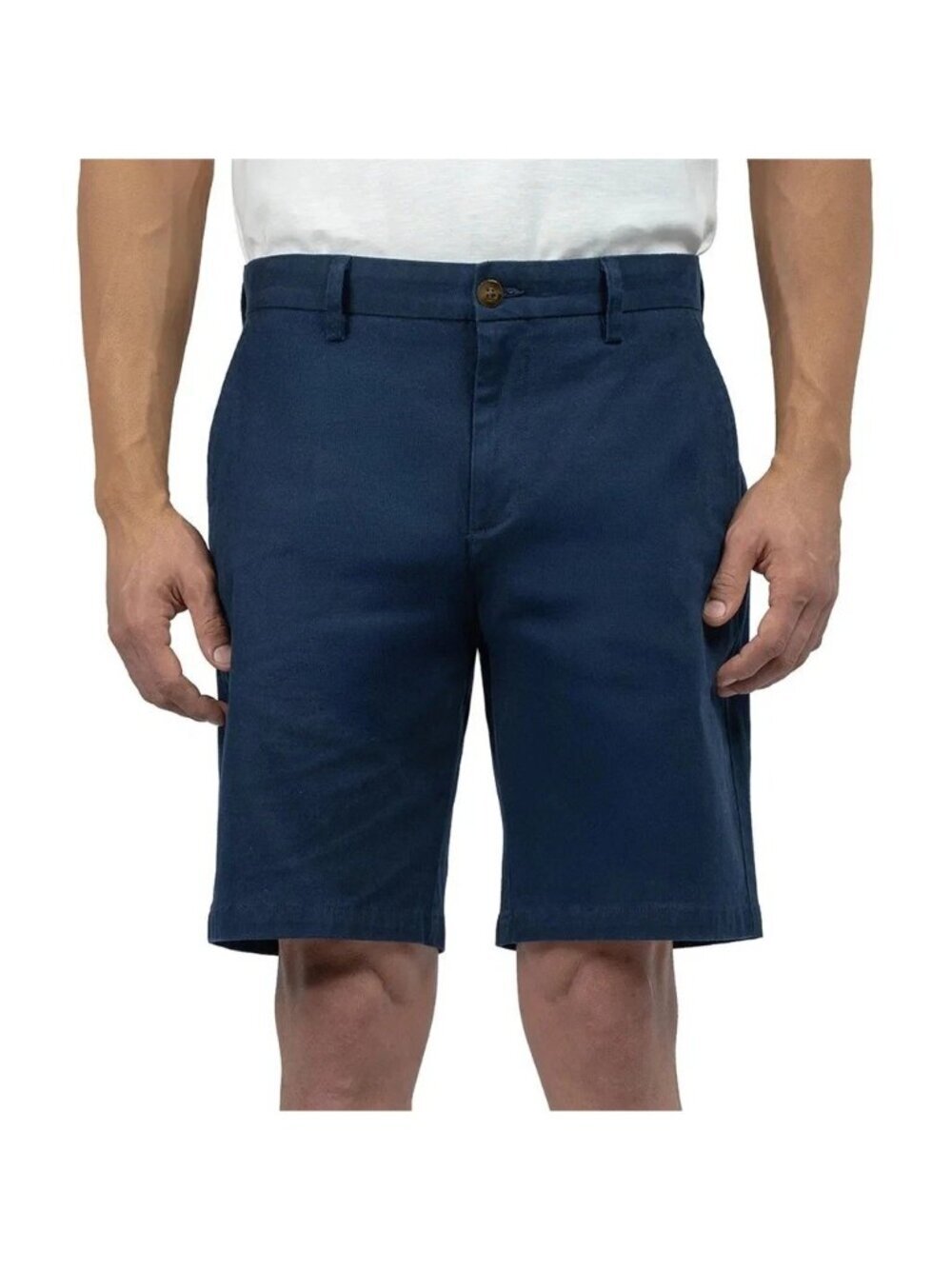 NWT Scott Barber Men's 32 Blue Cotton/Silk Stretch Shorts